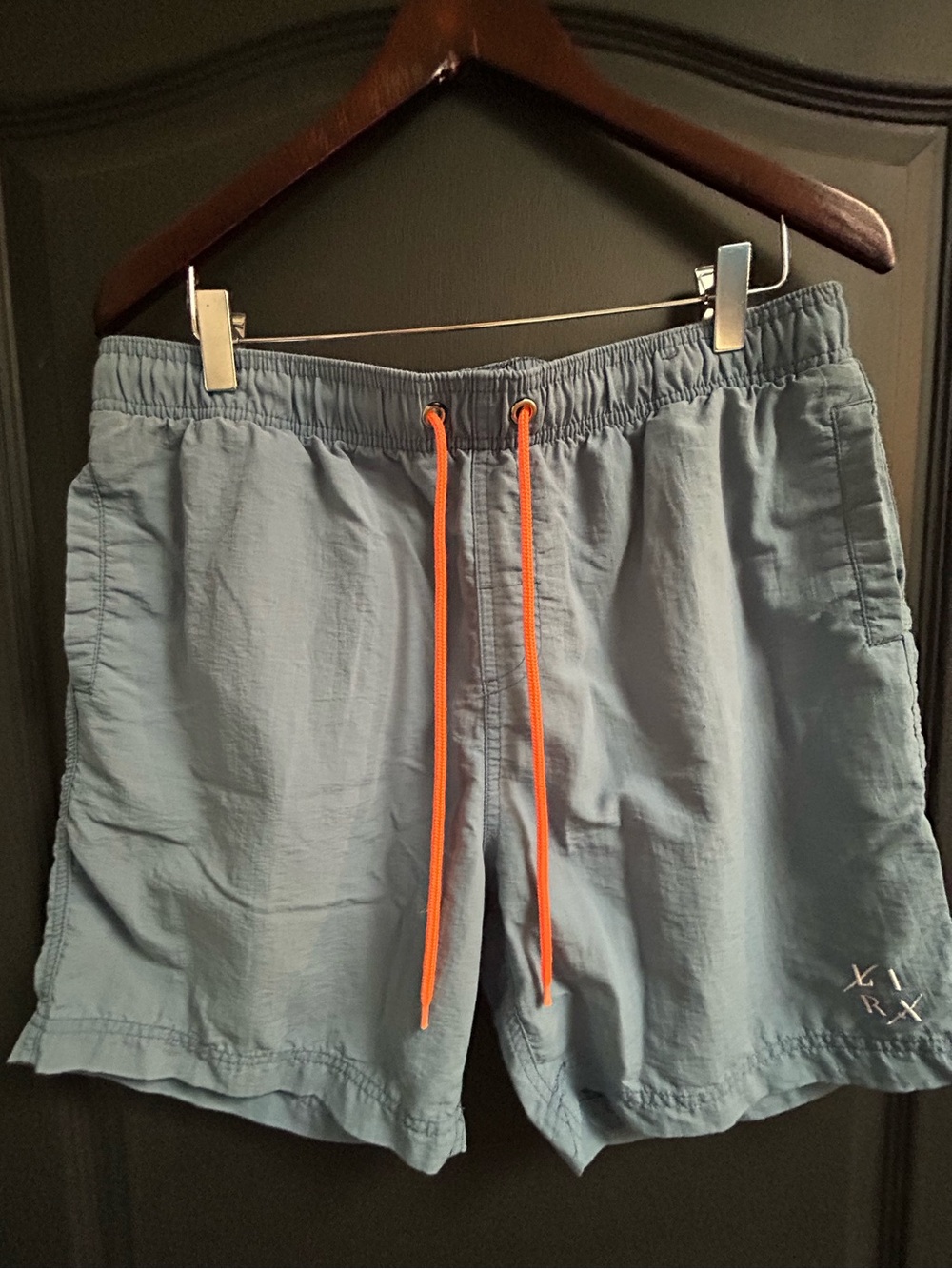 Lira Swim Trunks with Orange Drawstring